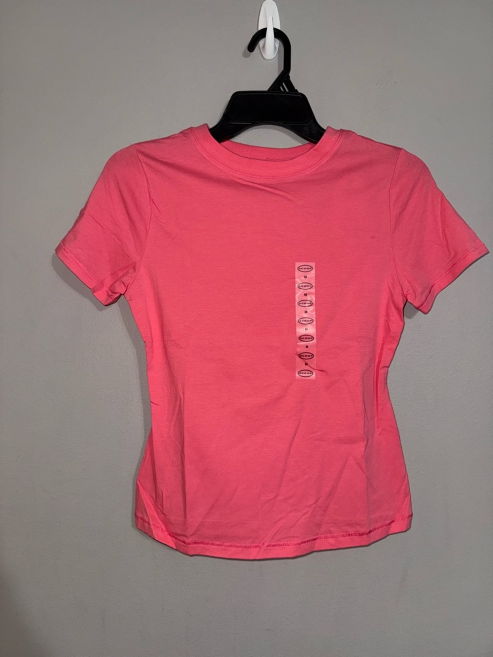 SCOOP NYC Women’s Pink Short-Sleeve Baby Tee Medium BNWT